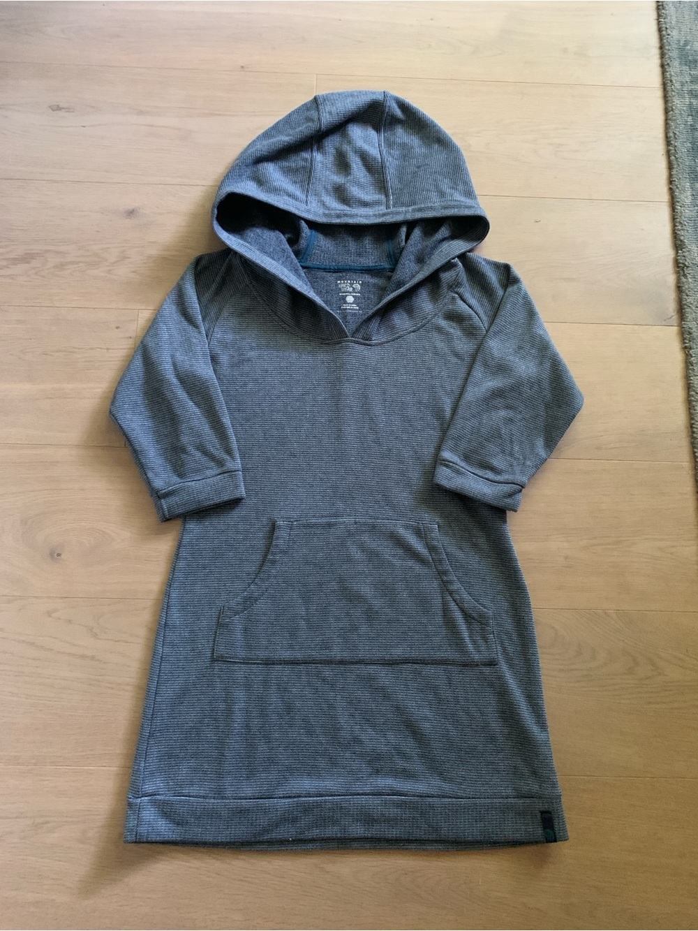 Mountain Hardwear Lampira Fleece Sweater Dress Womens M Hooded Pullover Hiking